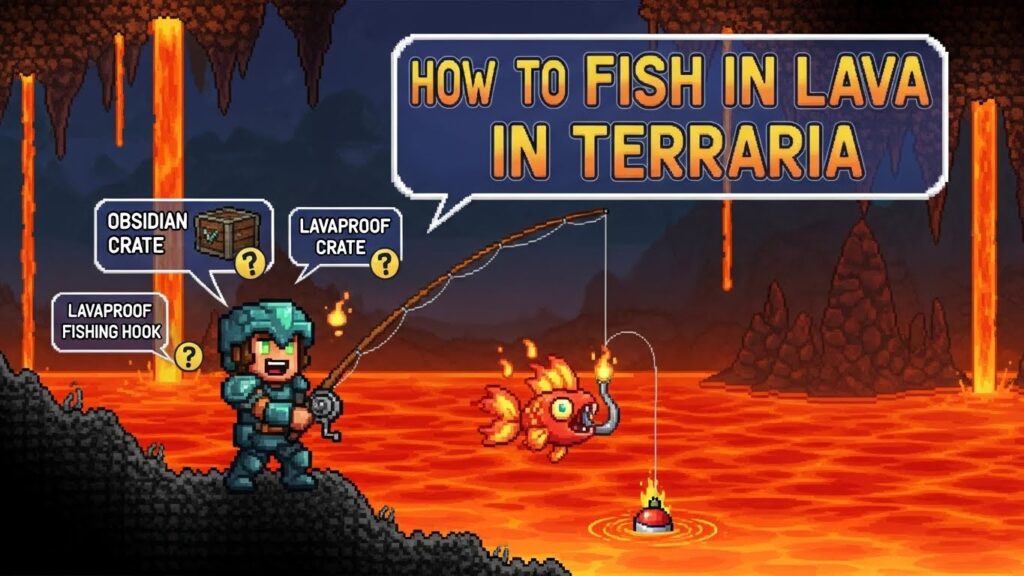 HOW TO FISH IN LAVA TERRARIA